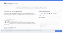 Desktop Screenshot of druginserts.com